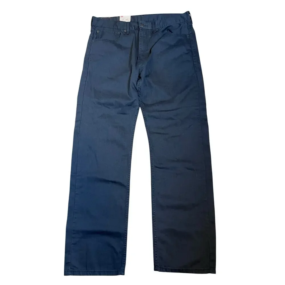 Levi Strauss NWT Men’s 505 Straight Leg Jeans 36x32 Regular Fit Straight Leg
